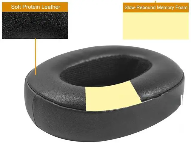 Alt view image 3 of 6 - Earpads Replacement for Skullcandy Crusher Wireless, Crusher EVO/ANC, Hesh3, Hesh EVO/ANC, Venue ANC Headphone Ear Pads Cushion Soft Protein Leather Earmuffs with with Noise Isolation Foam