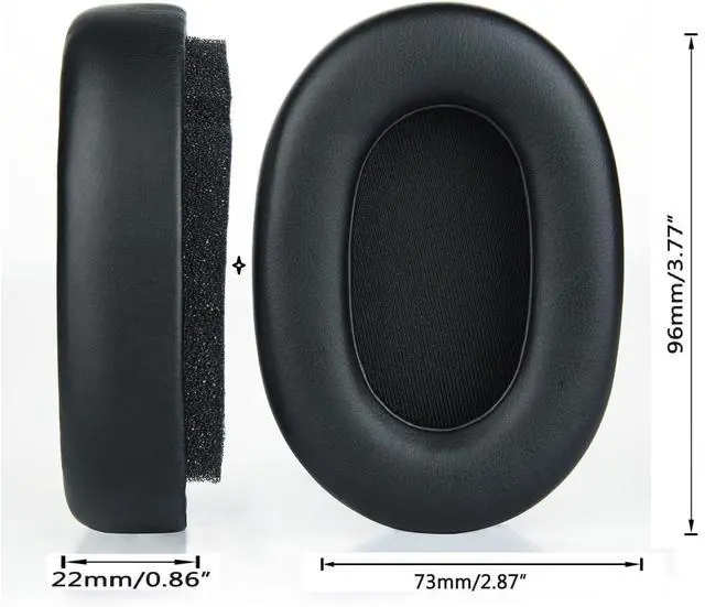 Alt view image 5 of 5 - Earpad Replacement for Jabra Elite 85h Headphones Ear Pads Cushion Soft Soft Protein Leather Earmuffs with Noise Isolation Foam