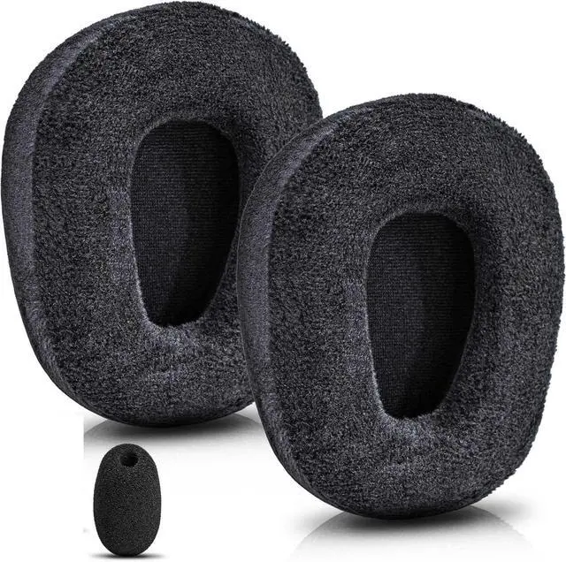 Main image of Earpads Replacement for BlueParrott B450 XT / B550 XT Headphone Ear Pads Cushion Soft Velour Earmuffs with Noise Isolation Foam with Microphone mesh