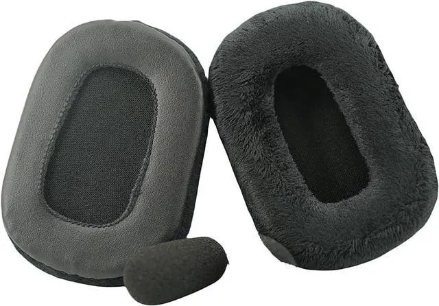 Alt view image 3 of 4 - Earpads Replacement for BlueParrott B450 XT / B550 XT Headphone Ear Pads Cushion Soft Velour Earmuffs with Noise Isolation Foam with Microphone mesh