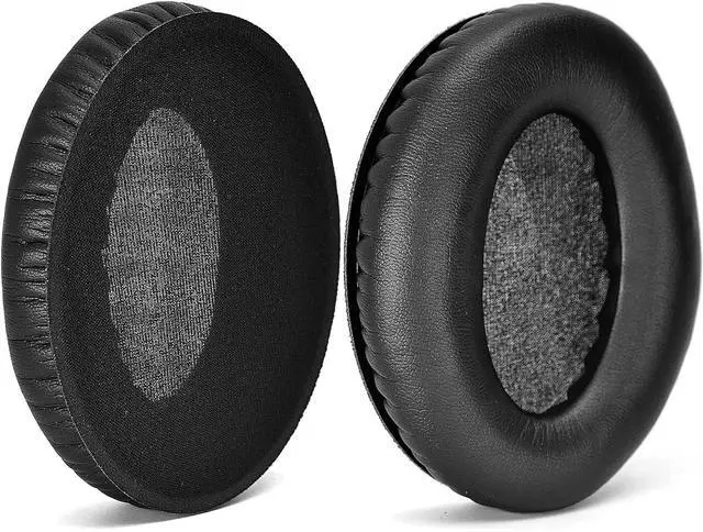 Alt view image 3 of 6 - Earpads Replacement for Sennheiser HD206 HD201 HD180 HD449 HD200 Pro HD418 Headphones Ear Pads Cushion Soft Protein Leather Earmuffs with Noise Isolation Foam