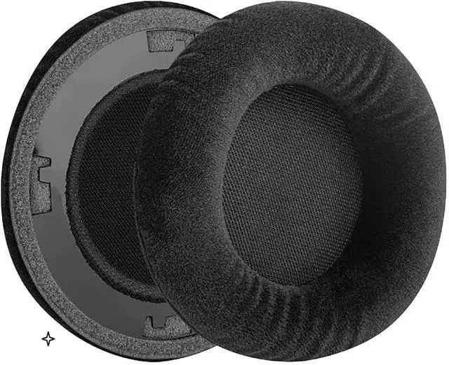 Alt view image 4 of 6 - Earpads Replacement for AKG K701, K702, Q701, Q702, K601, K612, K712 Headphone Ear Pads Cushion Velour Earmuffs with Noise Isolation Foam (Black)