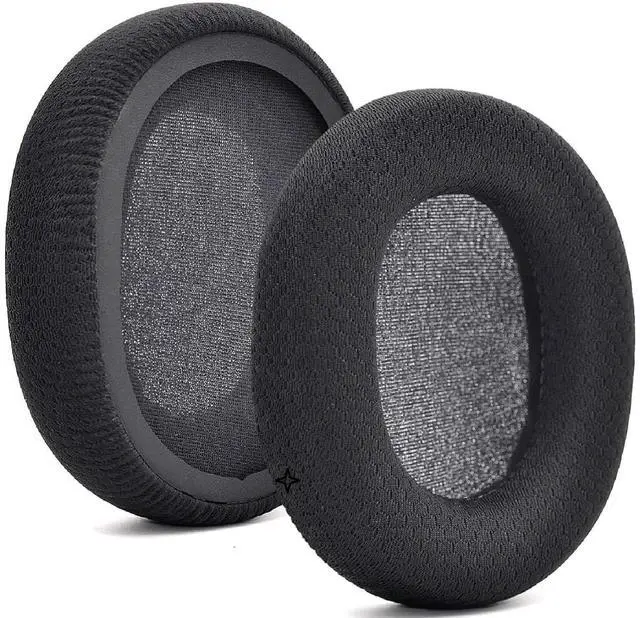 Alt view image 5 of 6 - Earpads Replacement for SteelSeries Arctis 3 / Arctis 5 / Arctis 7 Arctis 9 / Arctis 1 / Arctis pro Wire Wireless Headphones Ear Pads Cushions mesh Fabric Earmuffs with with Noise Isolation Foam