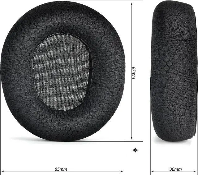 Alt view image 2 of 5 - Earpad Replacement for Steelseries Arctis Nova Pro Wireless Headphone Ear Pads Cushion Fabric Earmuffs with Noise Isolation Foam