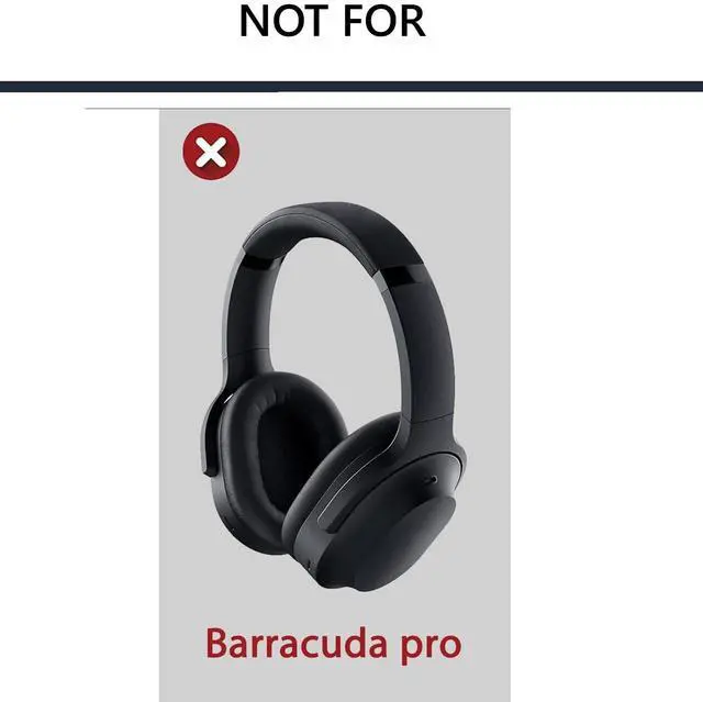 Alt view image 4 of 4 - Earpad Replacement for Razer Kraken V4/V4X/V4Pro/Kitty V2 Pro, Barracuda/Barracuda X Headphone Ear Pads Cushion Protein Leather Earmuffs with Noise Isolation Foam