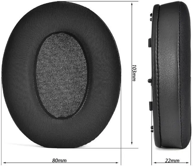 Alt view image 2 of 5 - Earpads Replacement for Sony WH-1000XM3 Over-Ear Headphones Ear Pads Cushion with Cool Gel Noise Isolation Memory Foam