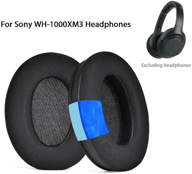 Alt view image 5 of 5 - Earpads Replacement for Sony WH-1000XM3 Over-Ear Headphones Ear Pads Cushion with Cool Gel Noise Isolation Memory Foam