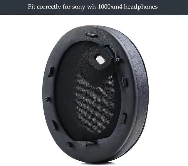 Alt view image 2 of 5 - Earpads Replacement for Sony WH-1000XM4 (WH1000XM4) Headphones Ear Pads Cushion Cool Gel Earmuffs with Noise Isolation Foam