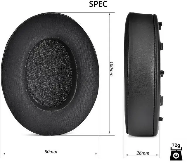 Alt view image 3 of 5 - Earpads Replacement for Sony WH-1000XM4 (WH1000XM4) Headphones Ear Pads Cushion Cool Gel Earmuffs with Noise Isolation Foam