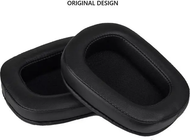 Alt view image 4 of 5 - Earpads Replacement for Logitech G35 G930 G933 G935 G633 G635 G533 G430 G431 G432 G433 G332 G230 G231 G233 Gaming Headphone Ear Pads Cushion Protein Leathe Earmuffs with Noise Isolation Foam