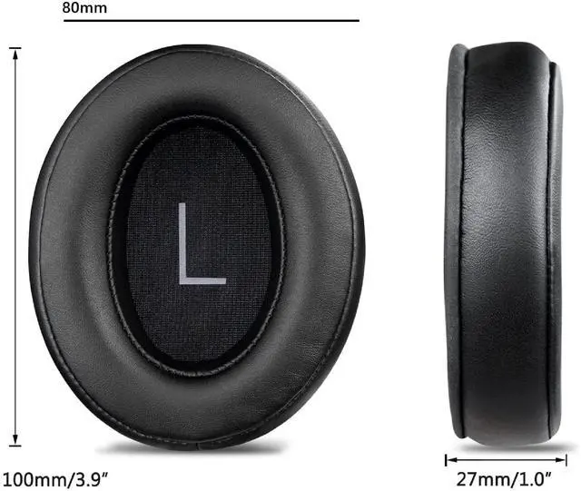 Alt view image 2 of 5 - Earpads Replacement for Sennheiser Momentum 3 Headphone Ear Pads Cushions Soft Protein Leather Earmuffs with Noise Isolation Foam