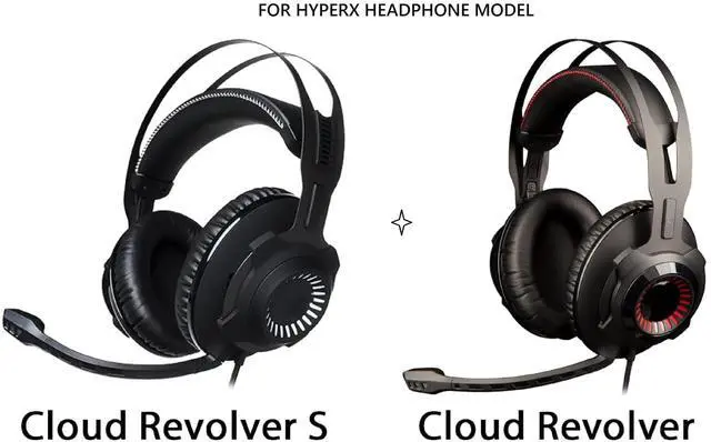 Alt view image 5 of 5 - Earpads Replacement for HyperX Cloud Revolver(s) Gaming Headphones Ear Pads Cushions Soft Protein Leather Earmuffs with Noise Isolation Foam