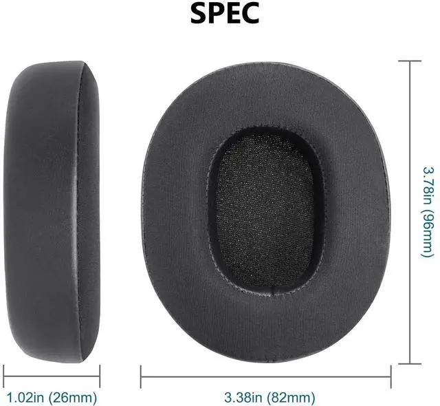 Alt view image 3 of 5 - aibileec Earpads Replacement for Skullcandy Crusher & Hesh 3 Headphones Ear Pads Cushions Cool Gel Earmuffs with Noise Isolation Foam