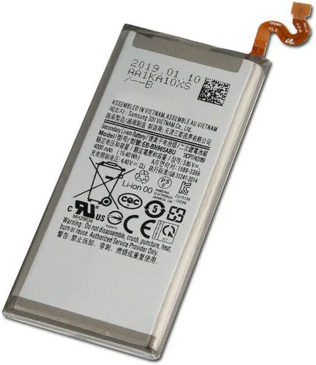 Alt view image 4 of 4 - Original Battery For Samsung Galaxy Note9 Note 9 N9600 SM-N9600 EB-BN965ABU