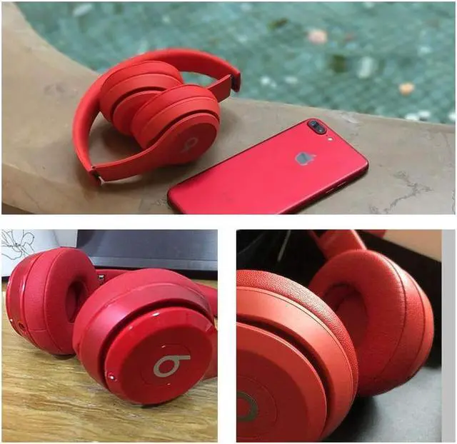 Alt view image 7 of 7 - Beats Studio Replacement Ear Pads Replacement Ear Cushions Kit Memory Foam Earpads Cushion Cover for Beats Studio 2.0 Wired/Wireless B0500 / B0501 & Beats Studio 3.0, 2 Pieces