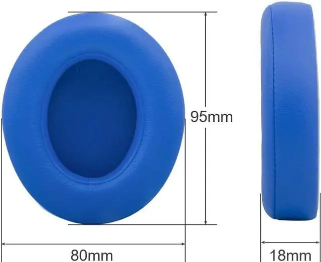 Alt view image 3 of 6 - Beats Studio Replacement Ear Pads Replacement Ear Cushions Kit Memory Foam Earpads Cushion Cover for Beats Studio 2.0 Wired/Wireless B0500 / B0501 & Beats Studio 3.0, 2 Pieces
