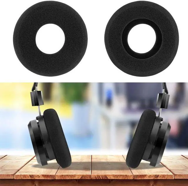 Alt view image 4 of 5 - Comfort Foam Ear Pads for GRADO SR60, SR80, SR125, SR225, M1, M2 Headphones Replacement Earpads/Ear Cushion/Ear Cups, Headset Ear Cover Repair Parts (Black)