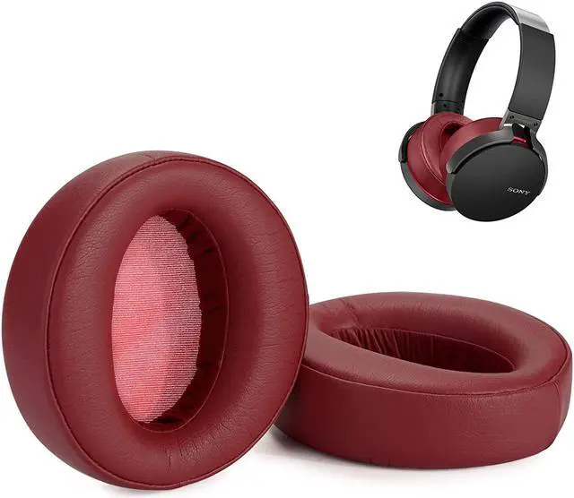 Main image of Replacement Ear Pads Earpads Cup Cover Memory Foam Cushion for Sony MDR-XB950BT XB950B1 XB950N1 XB950AP Bluetooth Wireless Headphones, 2 Pieces