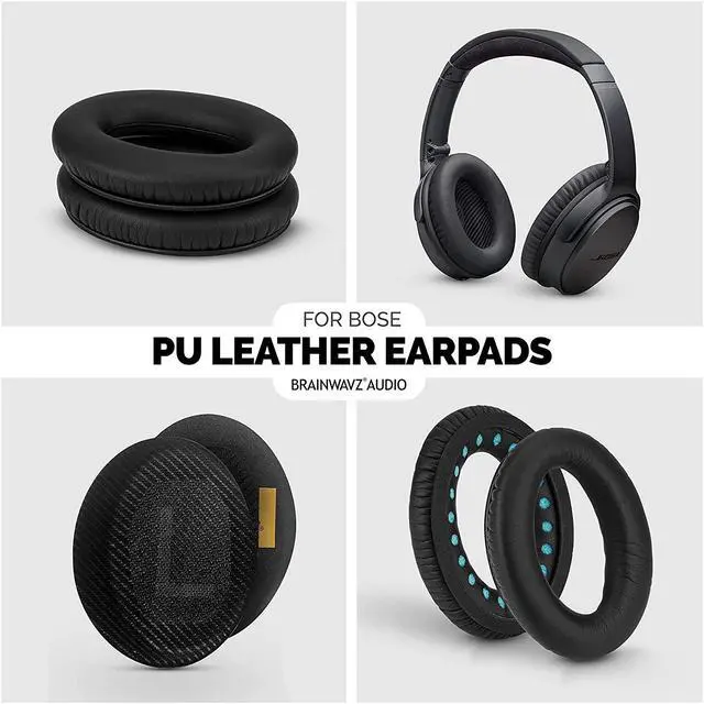 Alt view image 4 of 5 - Bose Headphones Replacement Ear Pads for QuietComfort QC35/35ii/25/2/15 Ear Cushions for QC35 QC35ii QC25 QC2 QC15 Ae2 Ae2i Ae2w Sound True & SoundLink (Around-Ear Series Only)