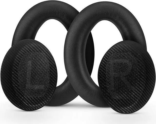 Alt view image 2 of 7 - Ear Pads for Bose Quiet Comfort 35 Soft Protein Leather Replacement Earpads Ear Cushions for Bose QC 35/25 / 15 QC2 / Ae2 / Ae2i / Ae2W / Sound Link/Sound True (Black)
