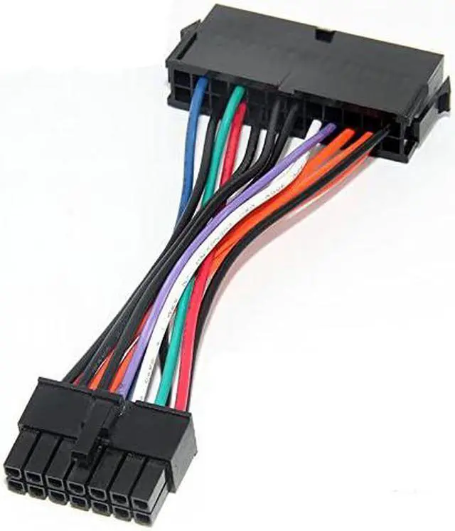 Main image of 24-Pin to 14-Pin Cable(4-Inch), ATX PSU Main Power Adapter Cable, Plug and Play, for Lenovo IBM Dell, A75 B75 Q75 Q77 and more model