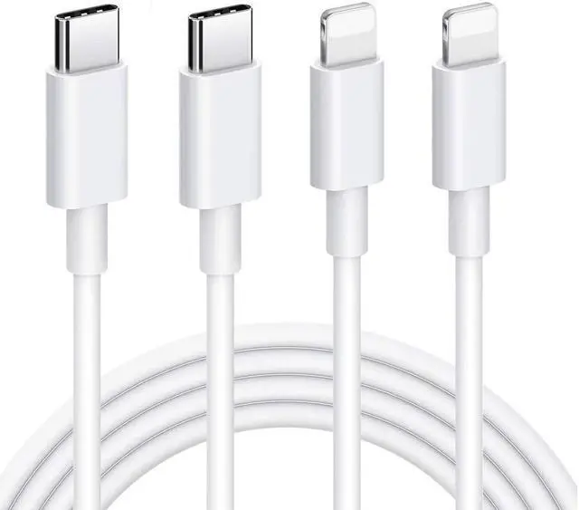 Main image of USB C to Lightning Cable, MFi Certified iPhone Cable 2Pack 3ft Type C to Lightning Cable for Charging and Syncing Compatible with iphone11/11PRO/XS/Max/XR/X/8/8Plus/7/7Plus/6S/Plus/SE/Ipad and More