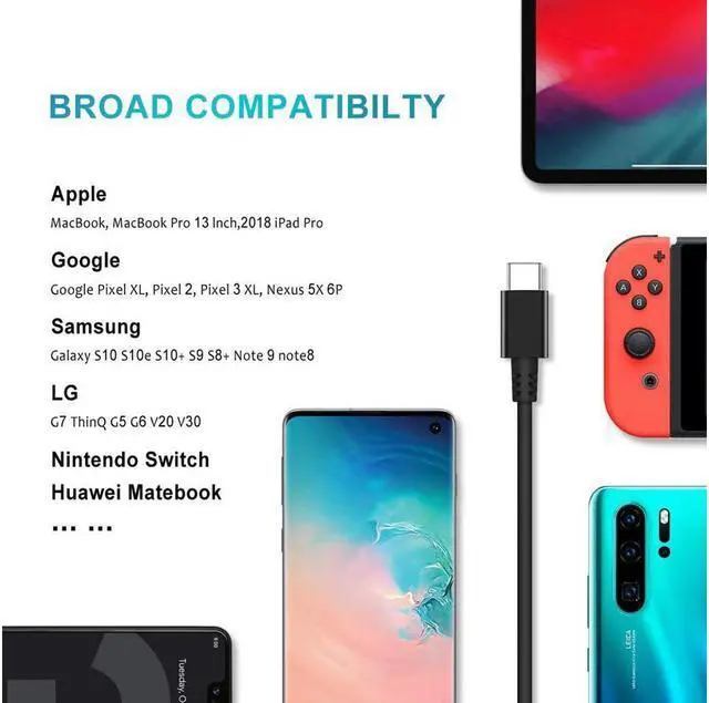 Alt view image 4 of 7 - USB C Laptop Charger 65W for Lenovo Adapter for Chromebook C330 S330 100e Yoga C930 C940 S730 720 730 910 920 13 IdeaPad 730s ThinkPad X1 Carbon T470 T470s T480 T480s T570 T580 GX20P92530 Power Supply