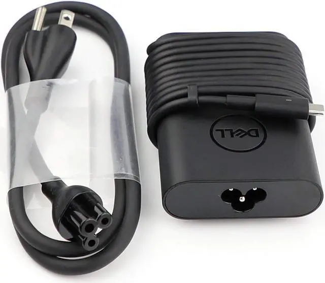 Alt view image 5 of 5 - Dell Laptop Charger 65W Watt USB Type C AC Power Adapter Include Power Cord for Dell XPS 12 9250,XPS 13 9350 9360 9365 9370 9380, LA65NM170 HA65NM170,02YK0F 0M1WCF