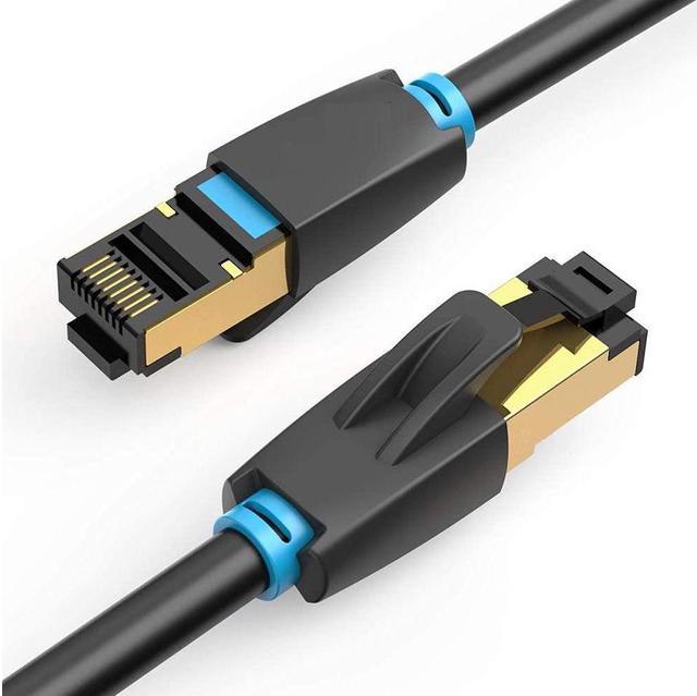 CAT 8 Ethernet Cable 30-FT Gigabit RJ45 LAN Wire High-Speed Patch
