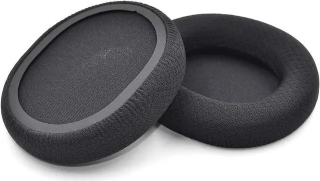 Alt view image 2 of 5 - Arctis 3/5 / 7/9 Replacement Black Fabric Ear Pads Cushion Compatible with SteelSeries Arctis 3 / Arctis 5 / Arctis 7 Arctis 9 / Arctis 1 / Arctis pro Lossless Wireless Gaming Headset Headphone