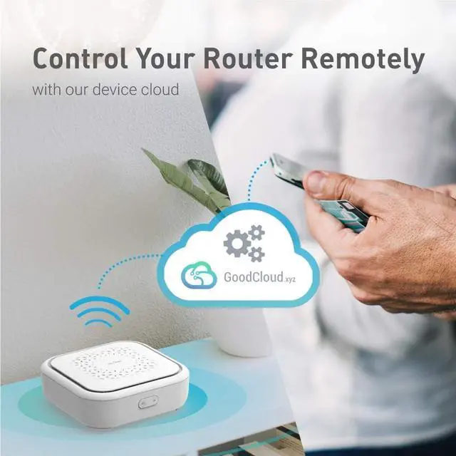 Alt view image 7 of 7 - GL.iNet GL-B1300 (Convexa-B) Home AC Gigabit VPN Router, 400Mbps(2.4GHz)+867Mbps(5GHz) High Speed, DDR3L 256MB RAM/32MB Flash ROM, OpenWrt Pre-Installed, Wi-Fi Networking, Power Adapter Included