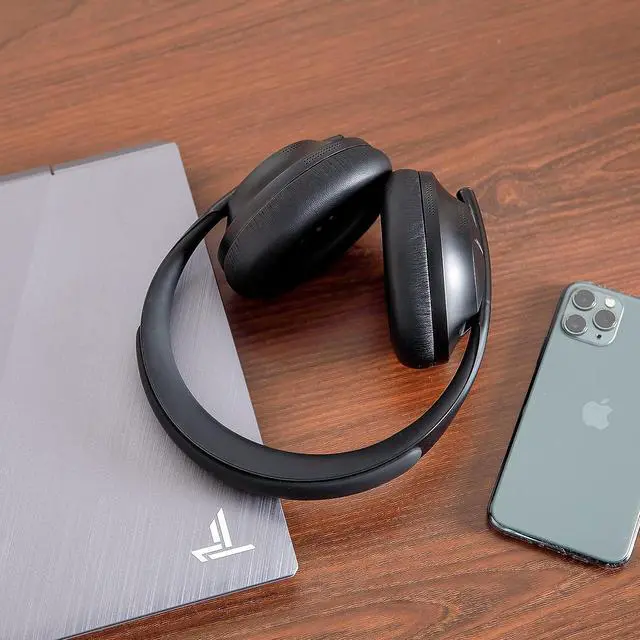 Alt view image 6 of 6 - Upgraded Replacement Ear Pads for Bose 700 Noise Cancelling Headphones (NC700) - Softer PU Leather, Luxurious Memory Foam, Added Thickness, Extra Durable Ear Cushions | (Black)