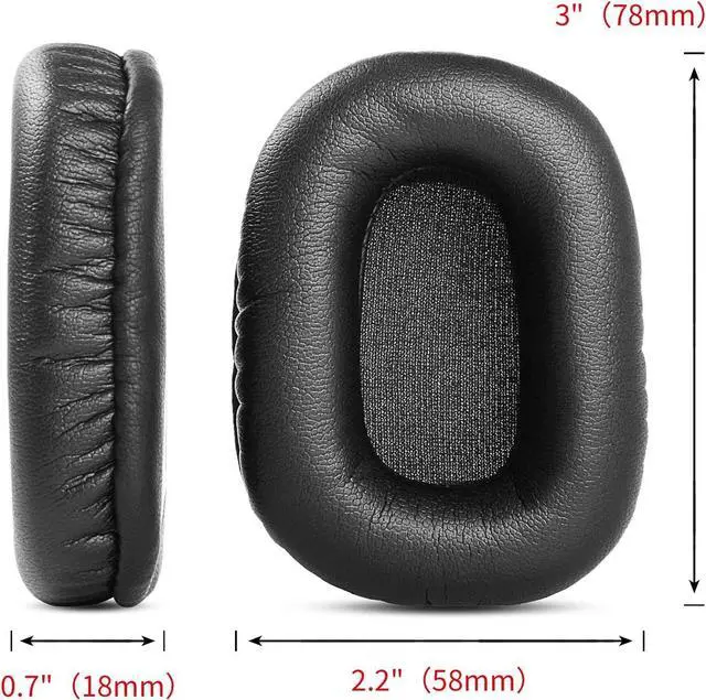 Alt view image 4 of 5 - Ear Pads Replacement B450-XT Microphone Foam Compatible with VXI Blueparrott B450-XT B450XT Bluetooth Headset Mod Kit Ear Cushions Cups (Ear Pads + Microphone Foam)