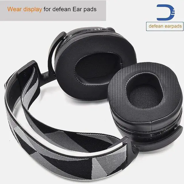 Alt view image 3 of 6 - M50X Thicker Cooling Gel Ear Pads Replacement Ear Cushion Compatible with ATH M50X M40X / M50XBT / HyperX Cloud & Cloud 2 / SteelSeries Arctis 3/7 / 9X & Pro/Sony MDR 7506 / Stealth 600 Headset