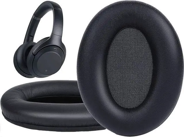 Main image of Professional Earpads Cushions Replacement for Sony WH-1000XM3 (WH1000XM3) Over-Ear Headphones, Ear Pads with Softer Protein Leather, Noise Isolation Memory Foam, Added Thickness (Black)