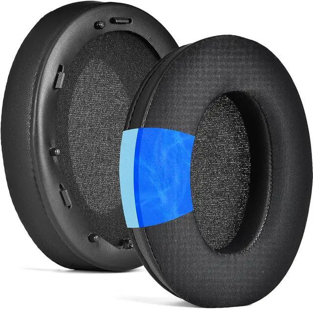 Alt view image 2 of 7 - Cooling-Gel Replacement Earpads for Sony WH-1000XM3 (WH1000XM3) Over-Ear Headphones, Ear Pads Cushions with High-Density Noise Isolation Foam, Added Thickness - Black