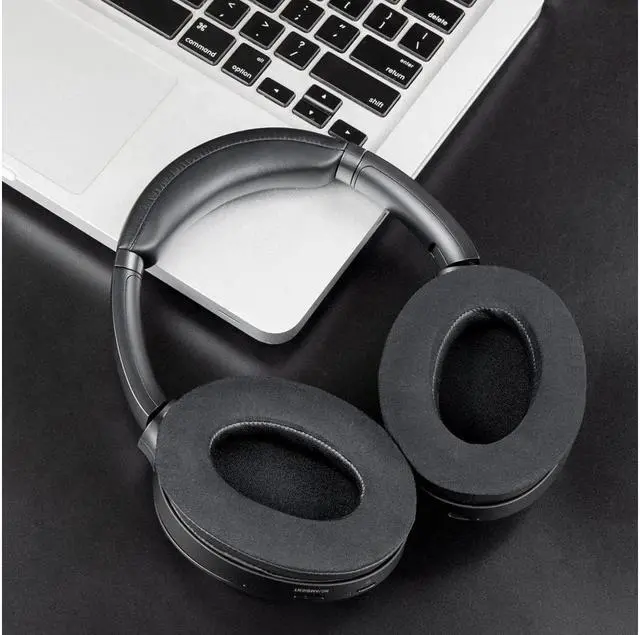 Alt view image 7 of 7 - original Gel Earpads for Sony WH-1000XM3 (WH1000XM3) Over-Ear Headphones, Ear Pads Cushions with High-Density Noise Isolation Foam, Added Thickness - Black