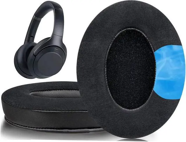 Alt view image 3 of 7 - original Gel Earpads for Sony WH-1000XM3 (WH1000XM3) Over-Ear Headphones, Ear Pads Cushions with High-Density Noise Isolation Foam, Added Thickness - Black