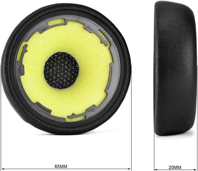 Alt view image 4 of 6 - Original Evolve 75 Ear Pads - aibileec Replacement Ear Cushion Compatible with Jabra Evolve 75 75+ 75 UC / 75 MS Headphone/Earpads Contain Plastic Clips,(Ear Pads not fit Jabra Evolve2 75 PC Wireless