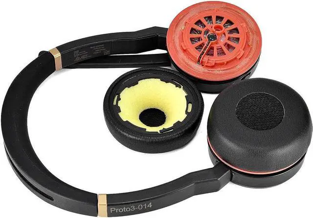 Alt view image 5 of 6 - Original Evolve 75 Ear Pads - aibileec Replacement Ear Cushion Compatible with Jabra Evolve 75 75+ 75 UC / 75 MS Headphone/Earpads Contain Plastic Clips,(Ear Pads not fit Jabra Evolve2 75 PC Wireless