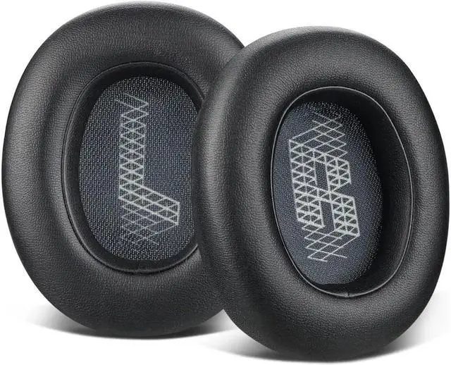 Main image of Original Ear Pads for JBL E65 (E65BT E65BTNC)/Live 650 (650NC 650BTNC)/Live 660 (660NC 660BTNC)/Duet NC Over-Ear Headphones, Earpads Cushions with Softer Leather (Black)