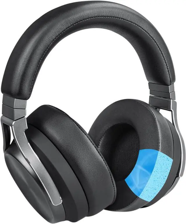 Alt view image 4 of 7 - Freeze Virtuoso - Hybrid Fabric Cooling Gel Replacement Earpads for Corsair Virtuoso Gaming Headset, Made by Wicked Cushions, Improved Durability, Thickness and Sound Isolation | Black