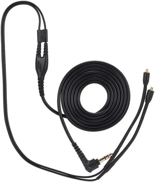 Alt view image 4 of 5 - SHURE EAC64 BKS MMCX Cable Headphone Cable, TPE Headphone Extension Cable with 3.5mm Plug for Shure se215 se425 se535 se846 ue900(Black Without mic)