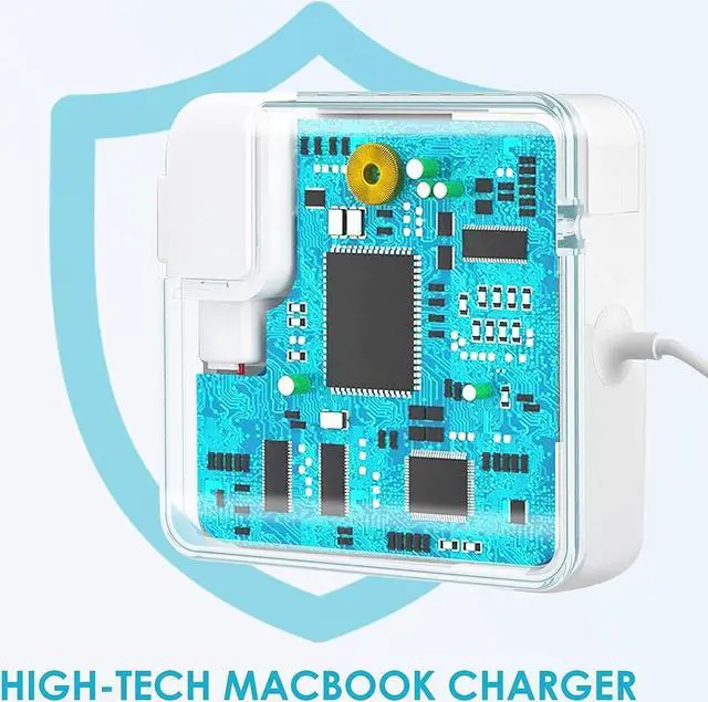Alt view image 6 of 7 - 85W Mac Book Pro Charger, Replacement AC 85w 2T-Tip Connector Power Adapter,Laptop Charger Compatible with MacBook pro & Mac Book Air 13 inch-15 inch Retina After Mid 2012