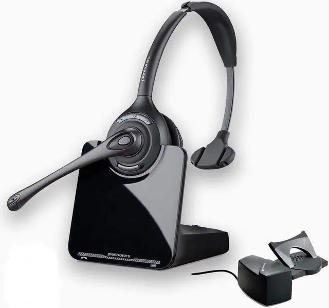 Main image of Poly CS510 Support Convertible Wireless Headset (Plantronics) - Over-the-Head One Ear/Monaural Headset - DECT 6.0 - Connects to Desk Phone - Telephone Headset With HL-10 Lifter