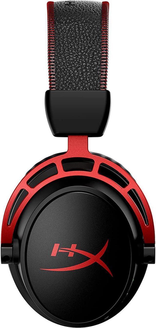 Alt view image 3 of 6 - HyperX Cloud Alpha Wireless - Gaming Headset for PC, 300-hour battery life, DTS Headphone:X Spatial Audio, Memory foam, Dual Chamber Drivers, Noise-canceling mic, Durable aluminum frame