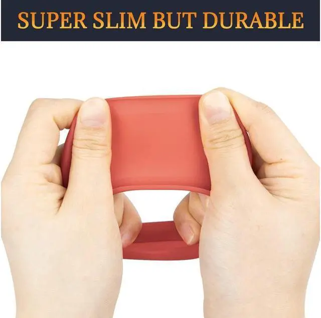 Alt view image 4 of 7 - Aibileec Silicone Ear Pads Cover Protector for AirPods Max Headphones Cushions, Sweatproof, Easily Washable, Rugged Durability - Red