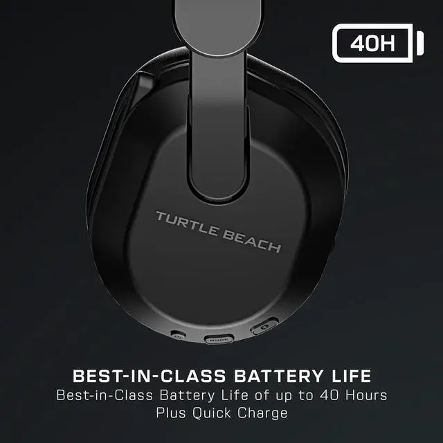 Alt view image 5 of 7 - Turtle Beach Stealth 500 Wireless Amplified Gaming Headset for PC, PS5, PS4, Nintendo Switch, & Mobile  40-Hr Battery, Bluetooth, Memory Foam Cushions, Flip-to-Mute Mic, EQ Presets  Black