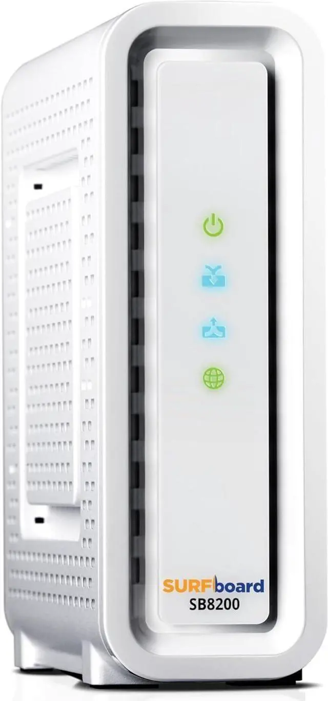 Main image of SB8200 Cable Modem Surface Fast DOCSIS 3.1, Approved for Comcast Xfinity, Cox, Charter Spectrum, & More 1Gbps Internets Speed 4 OFDM Channels 2X Lan Port