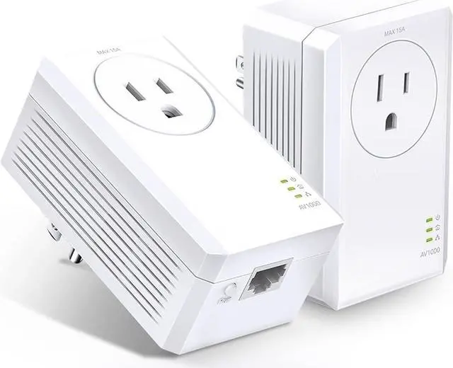 Main image of TL-PA7017P Powerline Ethernet Adapter AV1000  Gigabit Port, Plug and Play universal compatible router 2pack